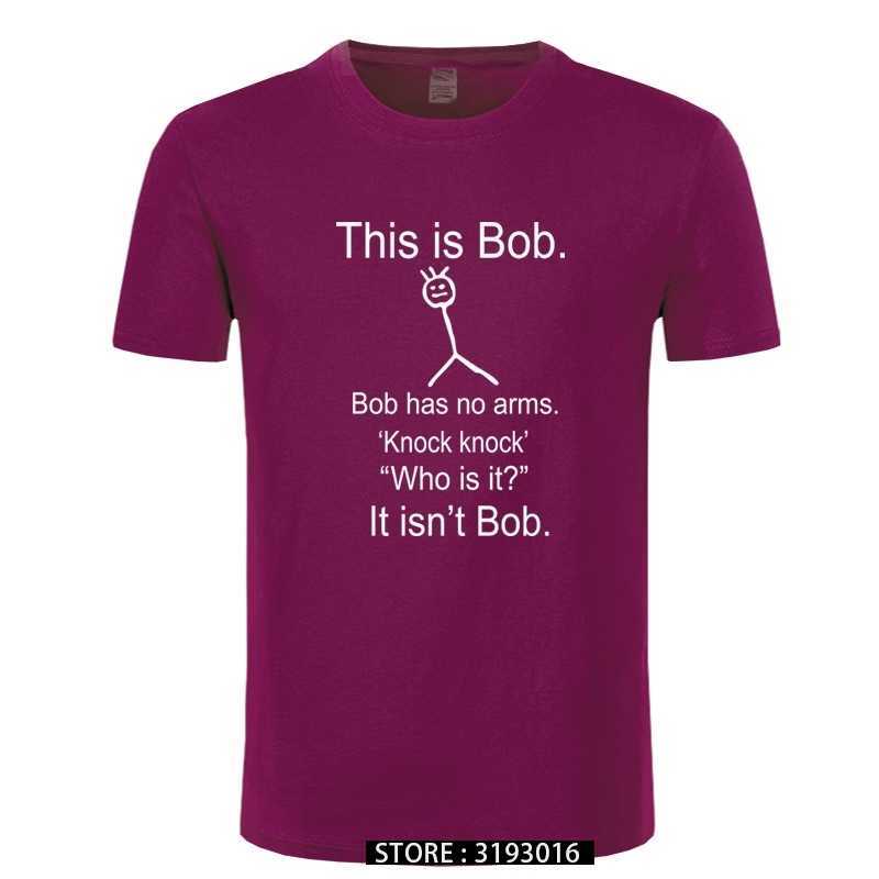 Men's 3D Tee Shirt This Is Bob KNOCK FUNNY JOKE Unisex T-shirt Graphic Gothic Mens Clothing Christmas Day Tshirt 210629