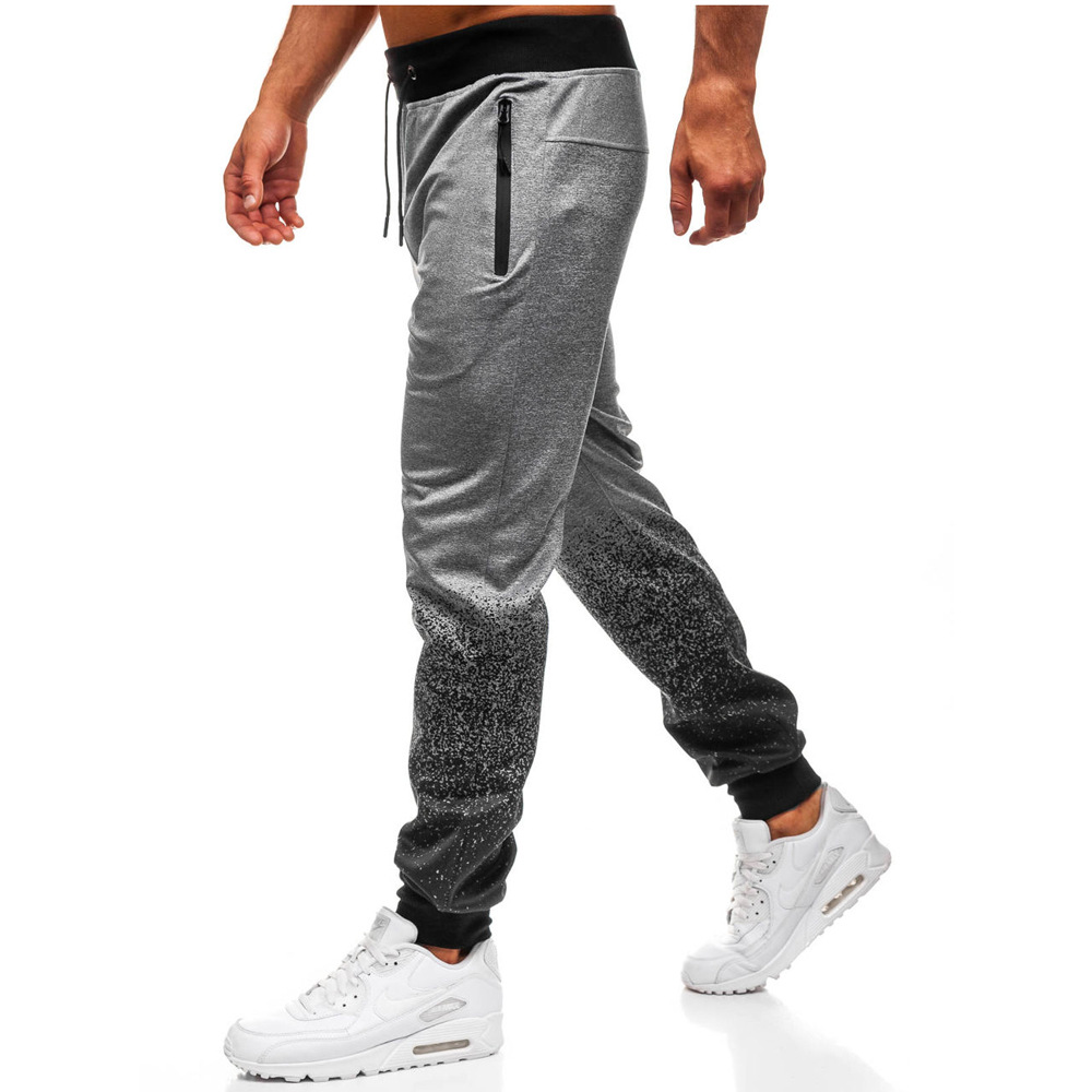 Pants 3D gradient men's casual sports men