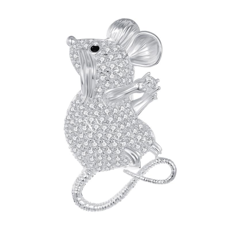 Pins, Brooches Cute Black White Zircon Mouse For Women Retro Copper Brooch Pins Hiphop Party Fashion Clothing Jewelry 2021
Pins, Brooches Cute Black White Zircon Mouse For Women Retro Copper Brooch Pins Hiphop Party Fashion Clothing Jewelry 2021