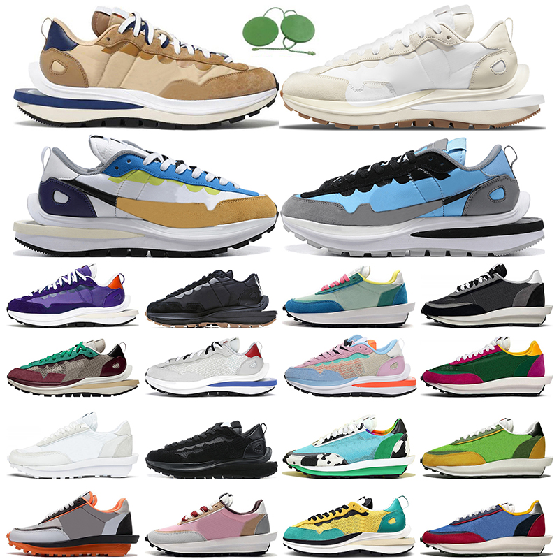 Sacai VaporWaffle LDWaffle running shoes mens womens Sail Sesame White Nylon Dark Iris Noir Pure Platinum Royal Fuchsia fashion trainers sports sneakers outdoor, #26 36-40
Sacai VaporWaffle LDWaffle running shoes mens womens Sail Sesame White Nylon Dark Iris Noir Pure Platinum Royal Fuchsia fashion trainers sports sneakers outdoor, #26 36-40