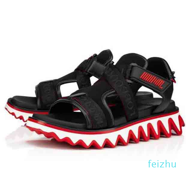 Men's Sandals Flat red bottom Shoes Loubishark sandal red-soles men rubber shoe casual outdoor walking flats strap sandalies high quality
Men's Sandals Flat red bottom Shoes Loubishark sandal red-soles men rubber shoe casual outdoor walking flats strap sandalies high quality
