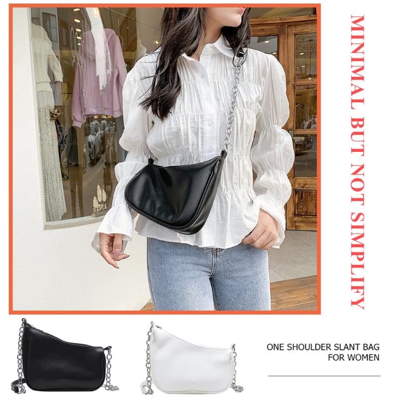 Evening Bags Casual Women Pure Color PU Leather Shoulder Crossbody Messenger Bag Fashion Ladies Zipper Chain Handbags, Black
Evening Bags Casual Women Pure Color PU Leather Shoulder Crossbody Messenger Bag Fashion Ladies Zipper Chain Handbags, Black