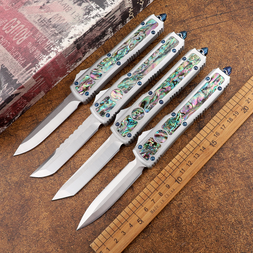UT shell version D2 blade aviation aluminum handle sharp high hardness survival hunting camp self-defense pocket EDC tool folding knife
UT shell version D2 blade aviation aluminum handle sharp high hardness survival hunting camp self-defense pocket EDC tool folding knife