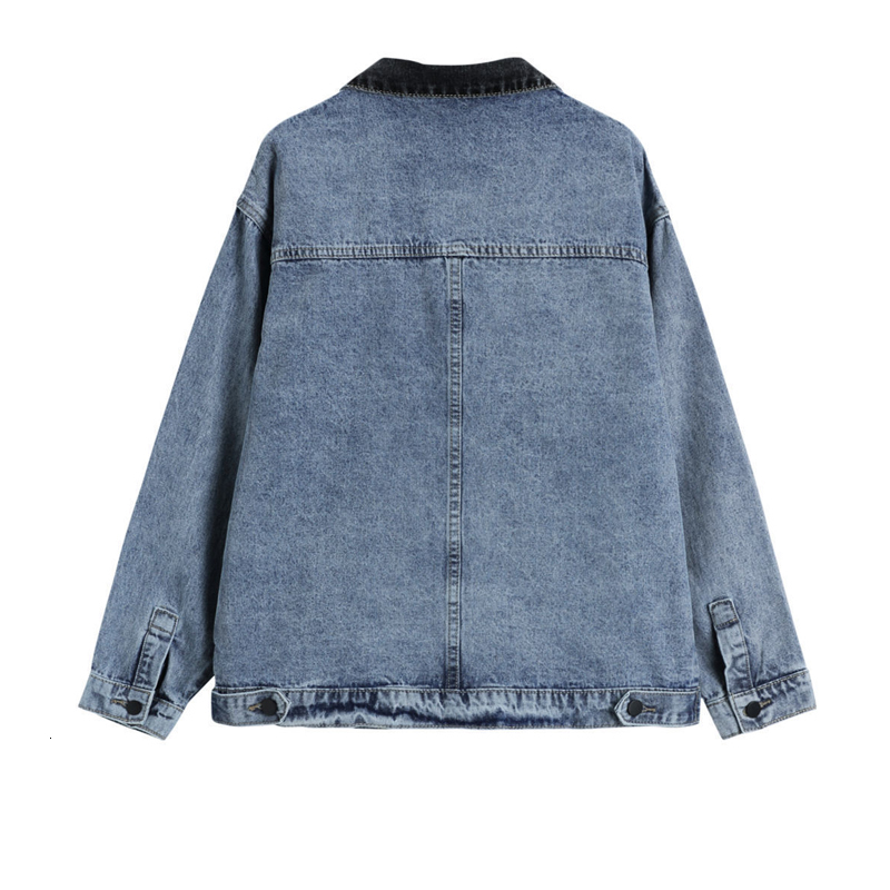 women's jackets slpbely jean jacket women's clothing large korean denim jackets sping autumn new for casual solid women wqap, Black;brown
women's jackets slpbely jean jacket women's clothing large korean denim jackets sping autumn new for casual solid women wqap, Black;brown