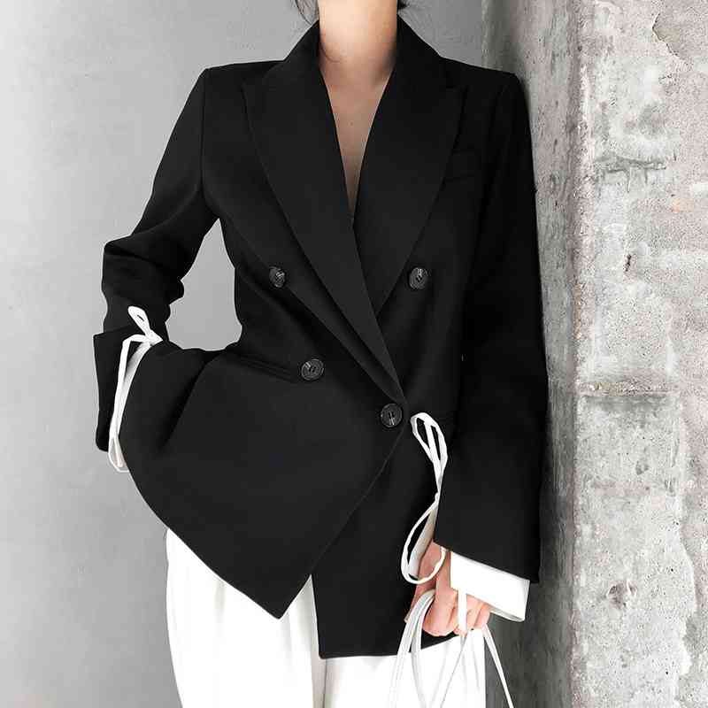 Women Blazers and Jackets Elegant Slim Fit FakeTwo Piece Black Suit Jacket Feminino Branco Female Workwear 210608
Women Blazers and Jackets Elegant Slim Fit FakeTwo Piece Black Suit Jacket Feminino Branco Female Workwear 210608