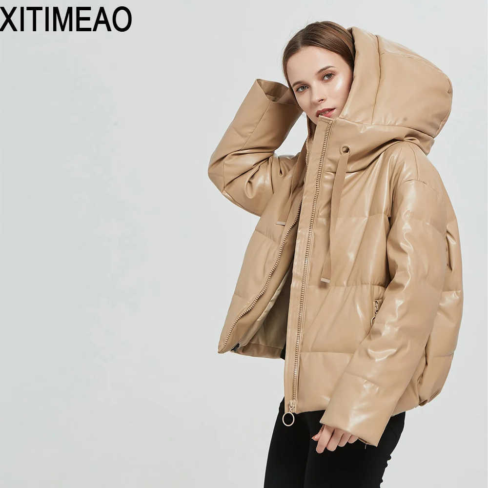 ZA Women Fashion Thick Warm Faux Leather Padded Jacket Coat Vintage Long Sleeve Oversized Parka Female Outerwear Chic Tops 210604, As picture
ZA Women Fashion Thick Warm Faux Leather Padded Jacket Coat Vintage Long Sleeve Oversized Parka Female Outerwear Chic Tops 210604, As picture