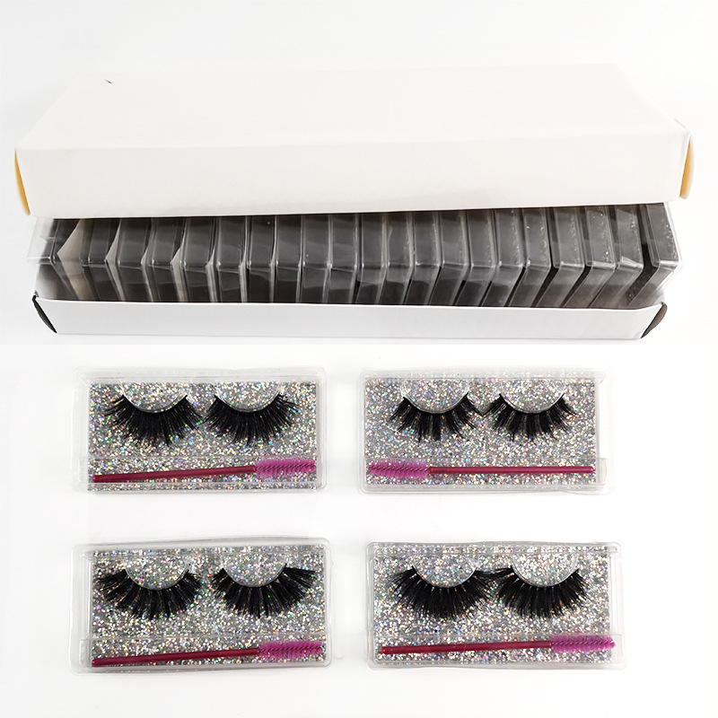 Wholesale Eyelashes 5D Faux Mink Lashes With Brushes In Bulk Fluffy Fake Lash Eyelash Extension For Beauty Vendors
Wholesale Eyelashes 5D Faux Mink Lashes With Brushes In Bulk Fluffy Fake Lash Eyelash Extension For Beauty Vendors