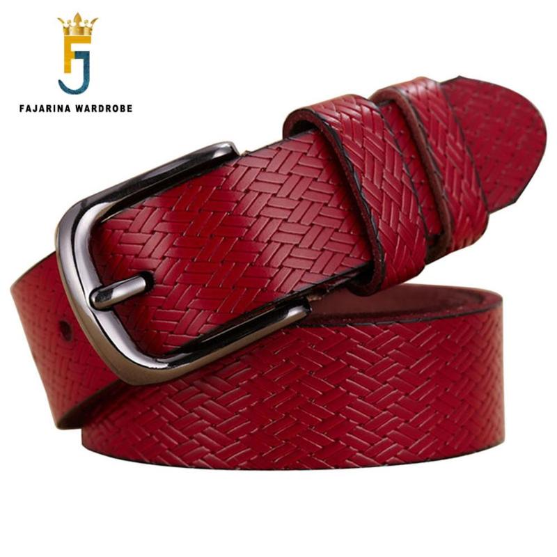 Belts FAJARINA Cowskin Leather All-match Vintage Woven Pattern Embossed Leisure Hollowed Out For Women Jeans N17FJ048, Brown
Belts FAJARINA Cowskin Leather All-match Vintage Woven Pattern Embossed Leisure Hollowed Out For Women Jeans N17FJ048, Brown