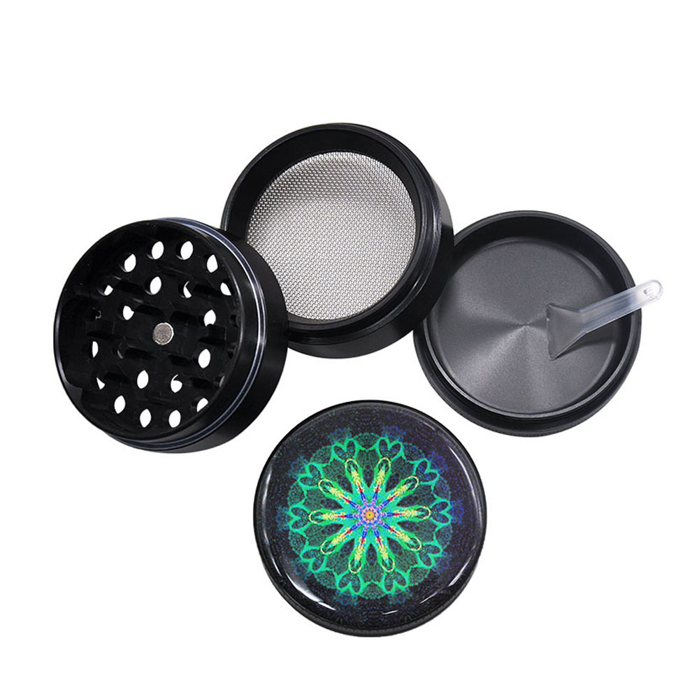 Four-layers Herbal Grinder DIA 50mm color flower of life grinders aluminum alloy tabacco for smoker to
Four-layers Herbal Grinder DIA 50mm color flower of life grinders aluminum alloy tabacco for smoker to
