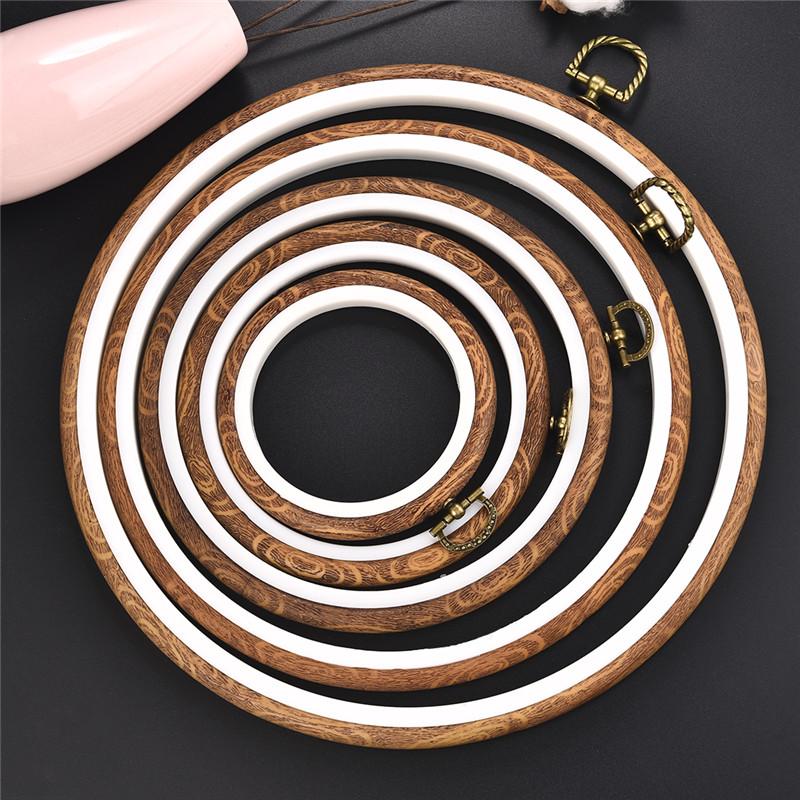 Embroidery Sewing Tool Round Wooden Color Embroidery Hoops Frame Set Plastic Hoop Rings For DIY Cross Stitch Needle Craft Tool
Embroidery Sewing Tool Round Wooden Color Embroidery Hoops Frame Set Plastic Hoop Rings For DIY Cross Stitch Needle Craft Tool