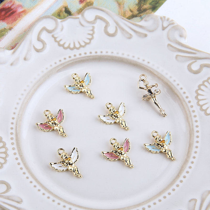 10pcs Lovely Little Angel Dancing Girl Enamel Charms Pendants Making Bracelet Earrings Hair Dangle For Jewelry DIY Accessories
10pcs Lovely Little Angel Dancing Girl Enamel Charms Pendants Making Bracelet Earrings Hair Dangle For Jewelry DIY Accessories