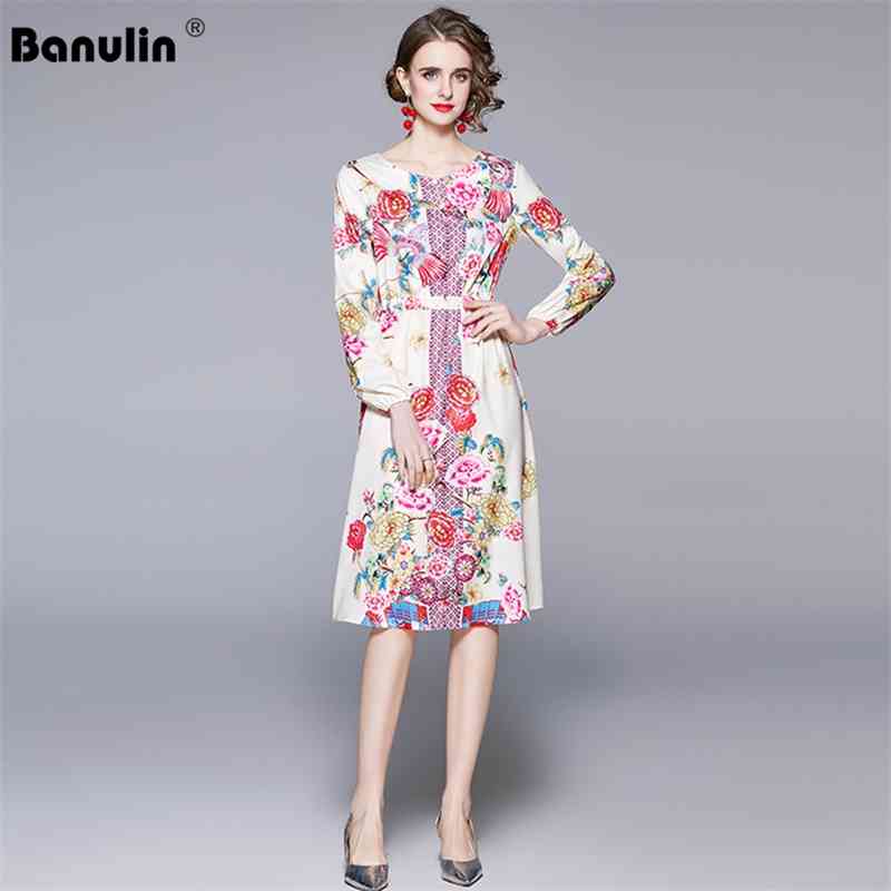 Banulin Fashion Designer Summer Dress Women Puff Sleeve Flower Print Ladies Elegant Elastic Waist Party Vestidos 210603, Apricot
Banulin Fashion Designer Summer Dress Women Puff Sleeve Flower Print Ladies Elegant Elastic Waist Party Vestidos 210603, Apricot