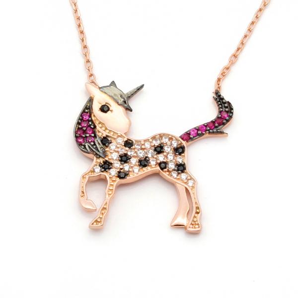 Chains 925 Silver Gift Pony Stylish Necklace Animal Present Accessory Trendy For Women Turkish Jewelry
Chains 925 Silver Gift Pony Stylish Necklace Animal Present Accessory Trendy For Women Turkish Jewelry