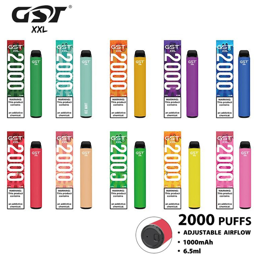 100% authentic GST XXL disposable pod device vape pen 2000 puffs 1000 mAh 6mL Capacity vape pen kit
100% authentic GST XXL disposable pod device vape pen 2000 puffs 1000 mAh 6mL Capacity vape pen kit