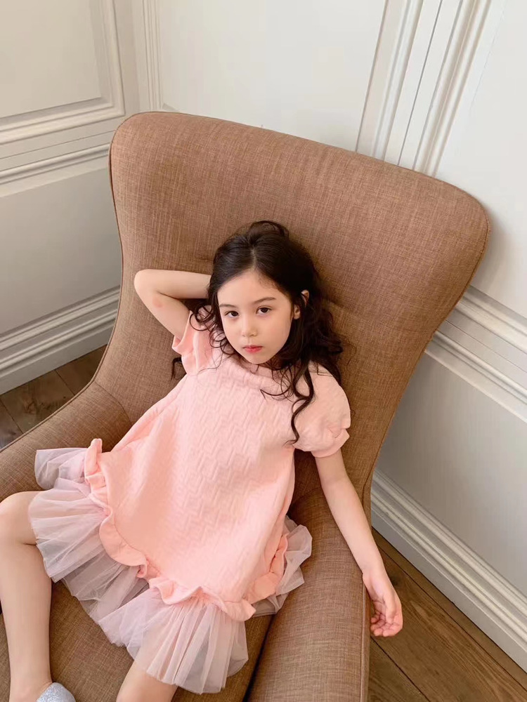 Summer Fashion Toddlers New Girls Dress 2021 Baby Girl Lace Princess Dress Kids Girls Birthday Party Dress