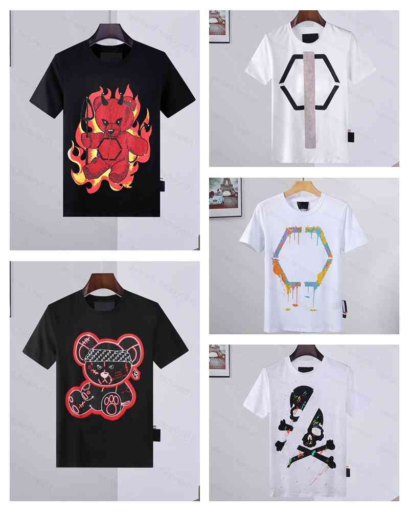 2022SS Men digner PP Skull Diamond t shirt Short sve Dollar Brown bear Brand tee O-Neck high Quality Skulls TShirt te tops 08, 17
2022SS Men digner PP Skull Diamond t shirt Short sve Dollar Brown bear Brand tee O-Neck high Quality Skulls TShirt te tops 08, 17