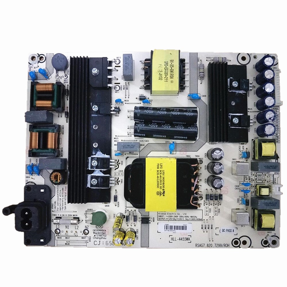 LCD Monitor Power Supply TV LED Board PCB Unit RSAG7.820.7299/ROH HLL-4455WB For Hisense LED55EC680US/55N3600U