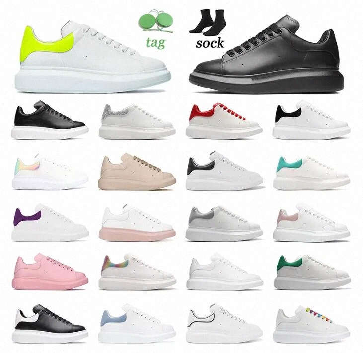 Fashion Men Shoe Designer Women Leather Lace Up Platform Oversized Sole Sneakers White Black mens womens Luxury velvet suede alexander mcque
Fashion Men Shoe Designer Women Leather Lace Up Platform Oversized Sole Sneakers White Black mens womens Luxury velvet suede alexander mcque