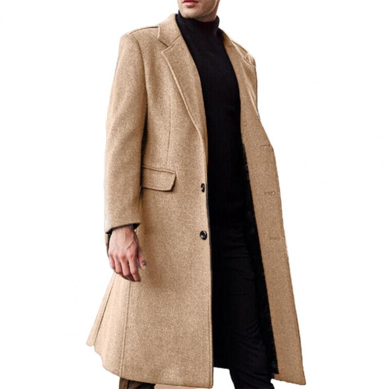 Men's Trench Coats Men Coat Plus Size Long Sleeve Solid Color Turn-down Collar Cardigan Leisure Winter Jacket Thick Autumn 2021, Tan;black
Men's Trench Coats Men Coat Plus Size Long Sleeve Solid Color Turn-down Collar Cardigan Leisure Winter Jacket Thick Autumn 2021, Tan;black