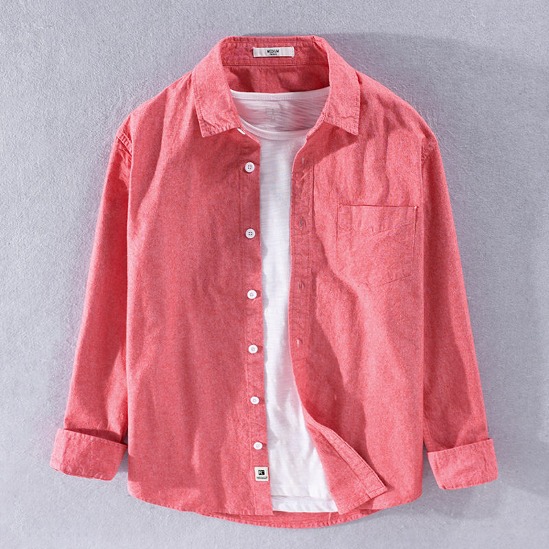 2021 New Style Simple Brand Cotton Fashion Light Red Shirts for Men Casual Comfortable Shirt Mens Solid Chemise Camisa T0a9, Light blue
2021 New Style Simple Brand Cotton Fashion Light Red Shirts for Men Casual Comfortable Shirt Mens Solid Chemise Camisa T0a9, Light blue
