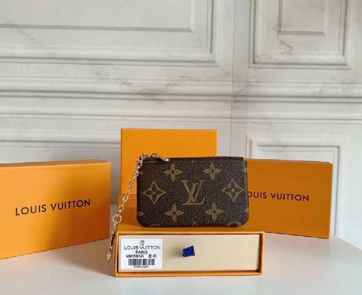 LVLOUISVITTON VUTTON KEY POUCH POCHETTE CLES Designer Mini Wallet Fashion Womens Mens Key Ring Credit Card Holder Coin, Brown flowers
LVLOUISVITTON VUTTON KEY POUCH POCHETTE CLES Designer Mini Wallet Fashion Womens Mens Key Ring Credit Card Holder Coin, Brown flowers