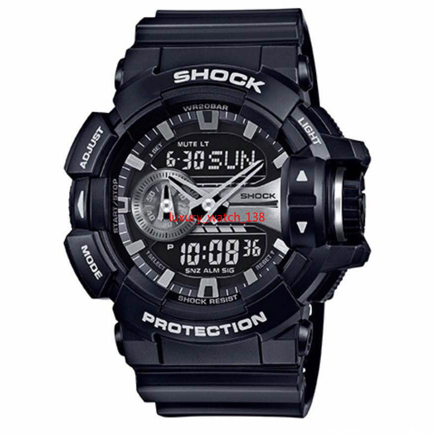 Fashion Men Sports Digital Quartz Watches LED Big Dial 48M Waterproof Dual Display Wristwatches Relogio Masculino, Slivery;brown
Fashion Men Sports Digital Quartz Watches LED Big Dial 48M Waterproof Dual Display Wristwatches Relogio Masculino, Slivery;brown