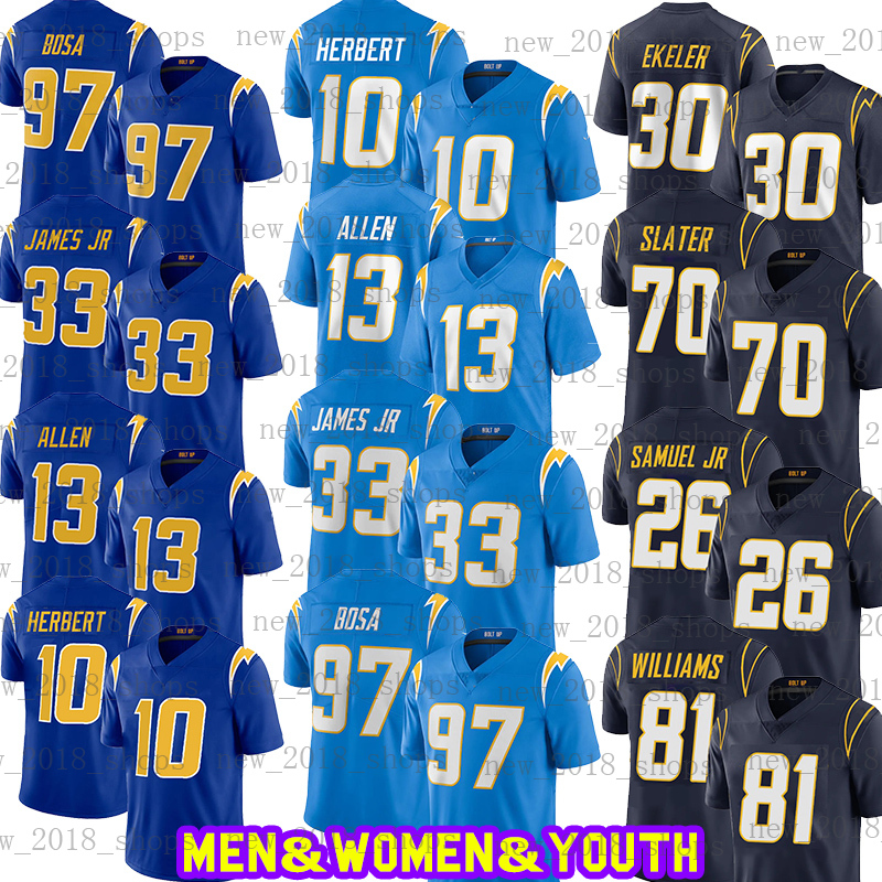 Los 10 Justin Herbert Jersey Football 13 Keenan Allen Angeles 33 Derwin James 97 Joey Bosa 30 Austin Ekeler Asante Samuel Jr Mike Williams Easton Stick Guyton Slater, Custom men jersey
Los 10 Justin Herbert Jersey Football 13 Keenan Allen Angeles 33 Derwin James 97 Joey Bosa 30 Austin Ekeler Asante Samuel Jr Mike Williams Easton Stick Guyton Slater, Custom men jersey