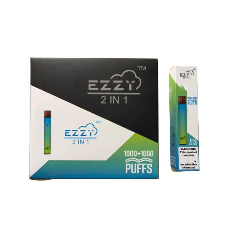 Original Ezzy Super 2 In 1 Design Vape Disposable With 900mah Batterry 6.5ml Pod 2000 Puffs PK Lux Air Bar Kangvape Onee DHL free
Original Ezzy Super 2 In 1 Design Vape Disposable With 900mah Batterry 6.5ml Pod 2000 Puffs PK Lux Air Bar Kangvape Onee DHL free