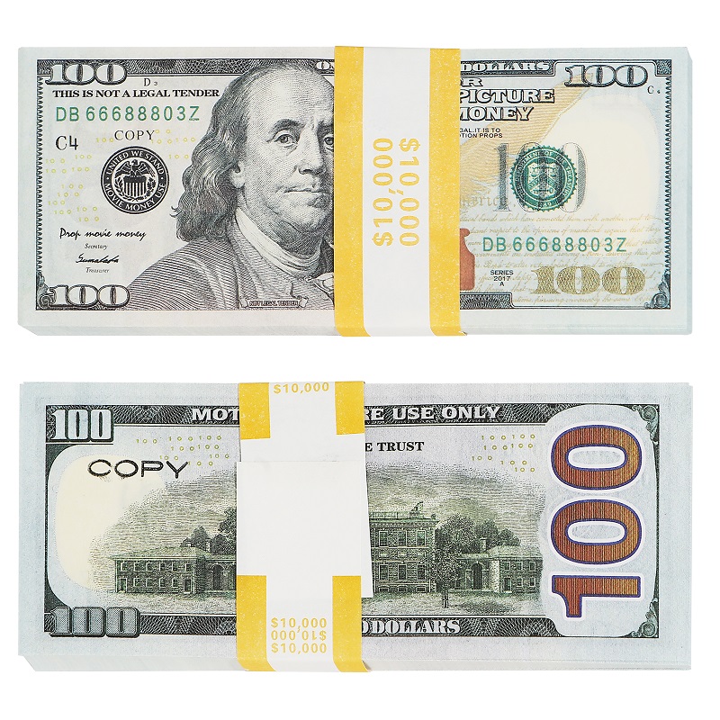 Movie Prop Money Toy Party Supplies Coin Full Print 2 Sided 2000 Dollar Sets for Kids Birthday Present Music Videos TV Teaching
Movie Prop Money Toy Party Supplies Coin Full Print 2 Sided 2000 Dollar Sets for Kids Birthday Present Music Videos TV Teaching