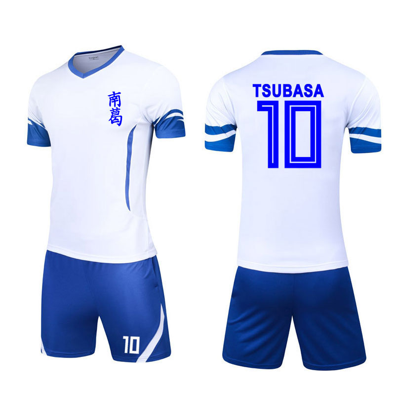 Anime Captain Tsubasa Ozora Tsubasa Football t-shirt Cosplay Costume Adult and Children No.10 Top Shorts shorts Suit, White;black
Anime Captain Tsubasa Ozora Tsubasa Football t-shirt Cosplay Costume Adult and Children No.10 Top Shorts shorts Suit, White;black