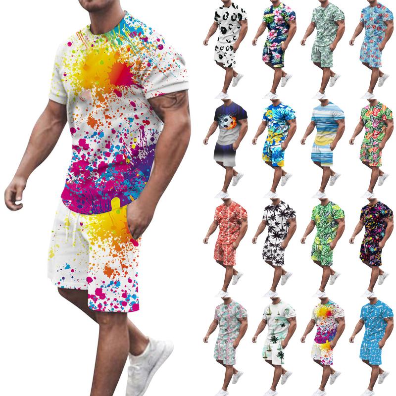 Men' Tracksuits 2022 Men Casual Set Fashion 2pcs Sweat Suit Summer Sportsuit Tropical Male Sportswear Tracksuit Short Sleeve T-shirt Shorts
Men' Tracksuits 2022 Men Casual Set Fashion 2pcs Sweat Suit Summer Sportsuit Tropical Male Sportswear Tracksuit Short Sleeve T-shirt Shorts