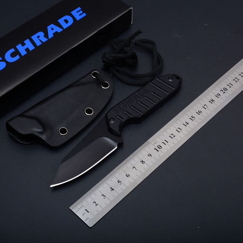 SCHRADE SCHF16 CF16 Fixed Blade Neck Knife G10 Handle Tactical Camping Hunting Survival Pocket EDC Tools K Sheath Outdoor Gear Collection
SCHRADE SCHF16 CF16 Fixed Blade Neck Knife G10 Handle Tactical Camping Hunting Survival Pocket EDC Tools K Sheath Outdoor Gear Collection