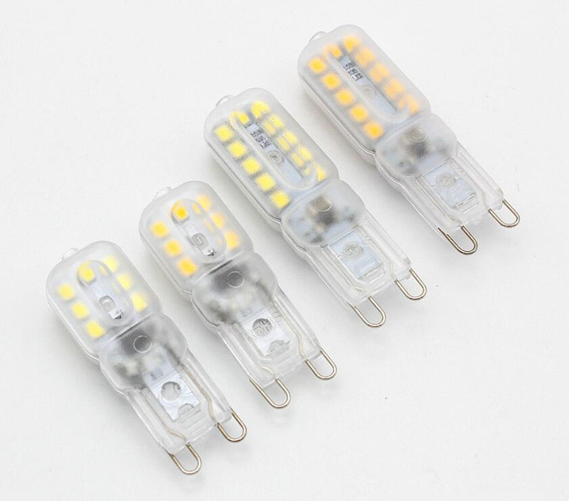 10pcs Dimmable LED G9 Light 14LEDs 22LEDs 220V Bulb SMD 2835 Spotlight Replace 5W 8W Compact Fluorescent Lamp For Chandelier D2.0