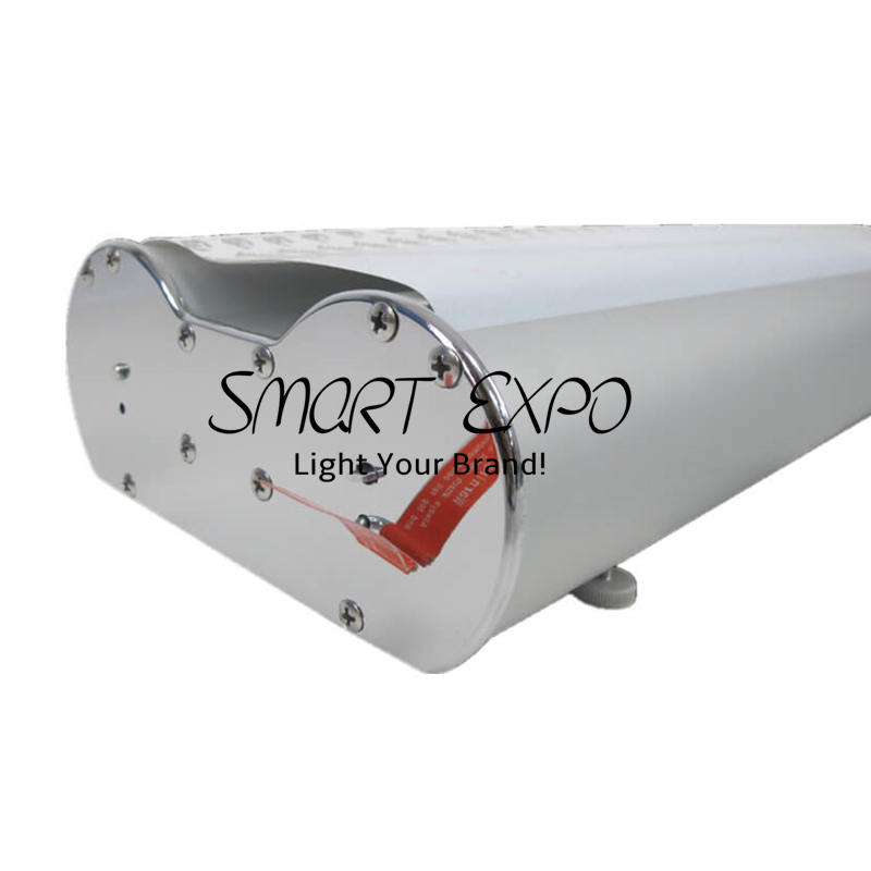 Double Roller Banner Stand for Promotion Campaign Advertising Display with 85x200cm Poster Printing Carry Bag Packing