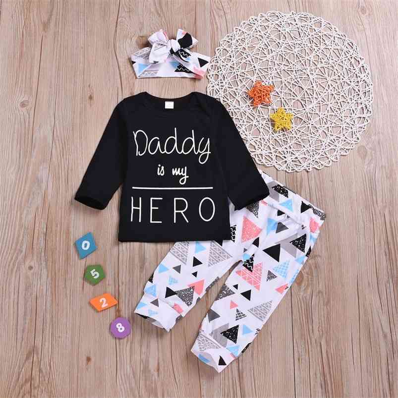 Autumn Children Sets Casual Long Sleeve Letter T-shirt Print Triangle Pants Scarf Cute 2Pcs Girls Clothes 0-24M 210629, Black
Autumn Children Sets Casual Long Sleeve Letter T-shirt Print Triangle Pants Scarf Cute 2Pcs Girls Clothes 0-24M 210629, Black