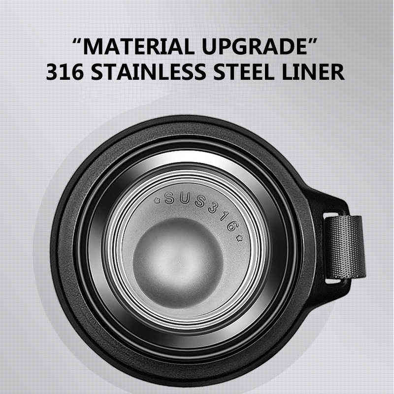 6color 500/800/1000ML High Quality Outdoor Stainless Steel Termos Large Capacity Thermo Coffee Mug Cup Water Bottle Thermos 211109