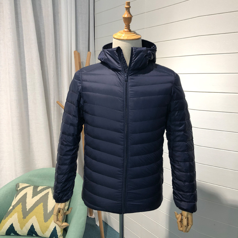 Man Winter Autumn Jacket White Duck Down Jackets Men Hooded Ultra Light Down Jackets Warm Outwear Coat Parkas Outdoors 201225