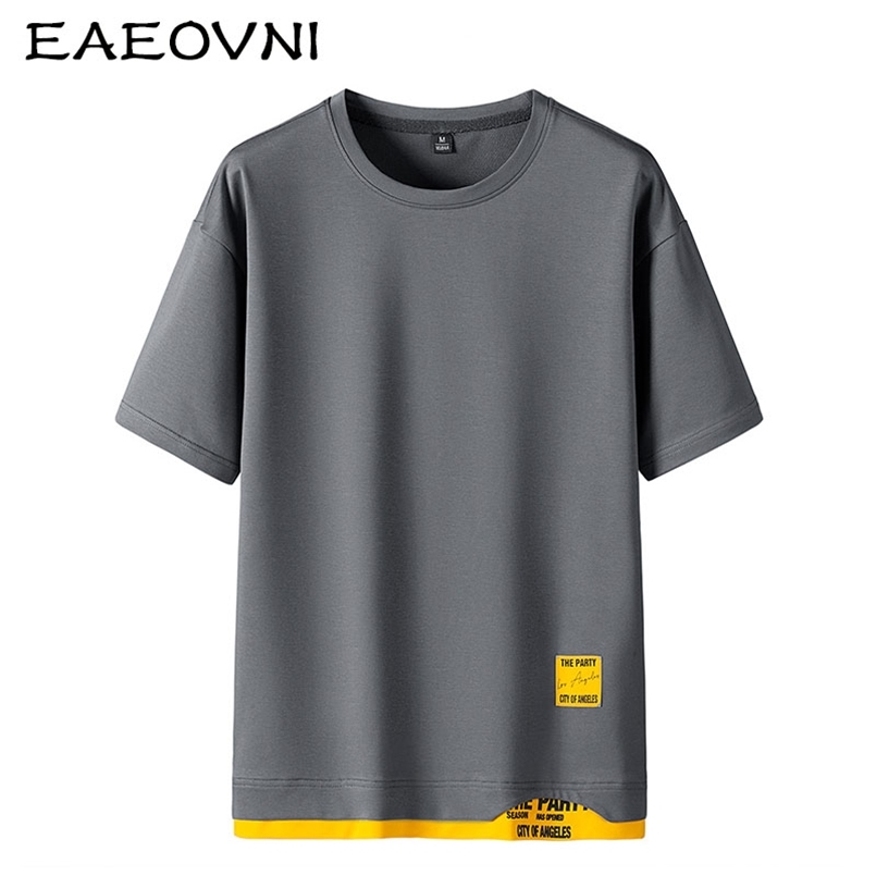 EAEOVNI Summer Men T Shirts Fashion Brand Hip Hop ' T-Shirt Casual Solid Tshirts Street Clothing Tee Top 210721, Blue
EAEOVNI Summer Men T Shirts Fashion Brand Hip Hop ' T-Shirt Casual Solid Tshirts Street Clothing Tee Top 210721, Blue