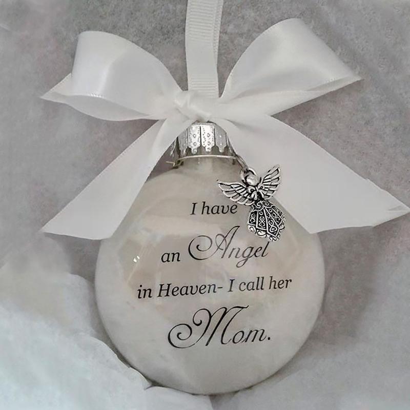 Drop Ball Pendant Tree Angel Family Member Memorial Ornament Letter Hanging Balls Christmas Commemorative Tree Decoration Home
Drop Ball Pendant Tree Angel Family Member Memorial Ornament Letter Hanging Balls Christmas Commemorative Tree Decoration Home