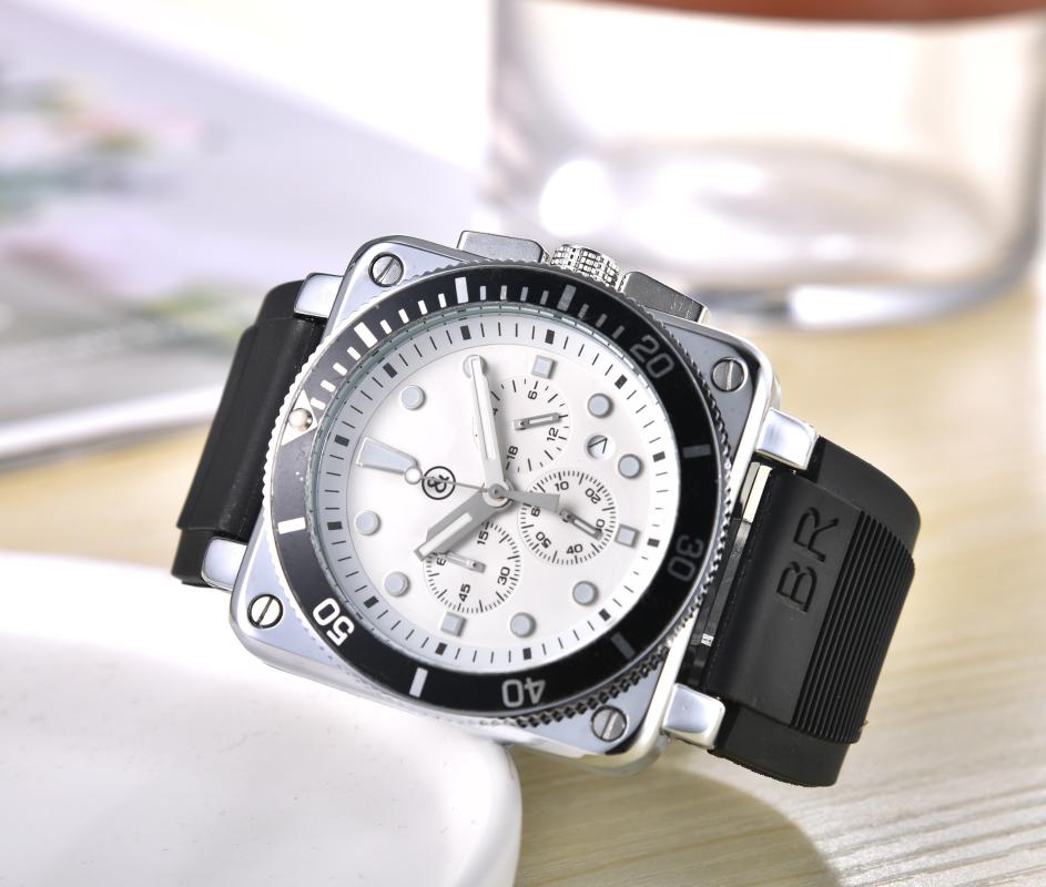 Wristwatches 2021 BR Men Model Sport Quartz Bell Luxury Woman Multifunction Watch Business Rubber Man Calendar Ross Square Wristwa
Wristwatches 2021 BR Men Model Sport Quartz Bell Luxury Woman Multifunction Watch Business Rubber Man Calendar Ross Square Wristwa