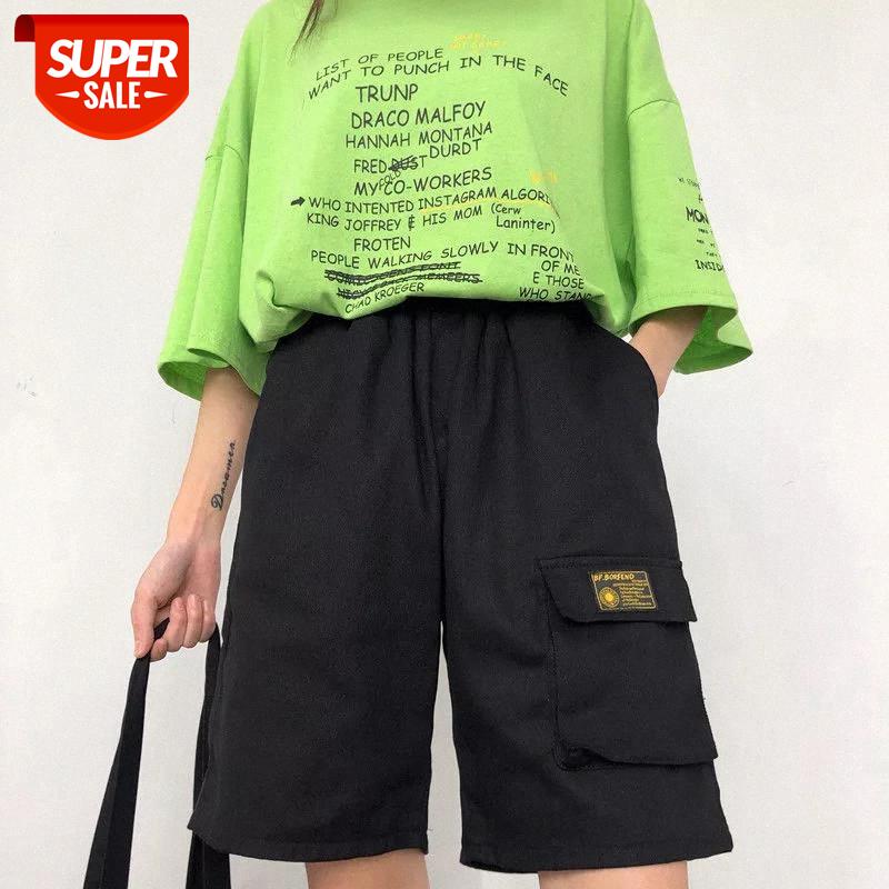 2020 Summer New Causal Short pants Women Black Color High Waist Knee Length Pants Western Style Vintage Cargo Pants Streetwear #xX0C, Black;white
2020 Summer New Causal Short pants Women Black Color High Waist Knee Length Pants Western Style Vintage Cargo Pants Streetwear #xX0C, Black;white