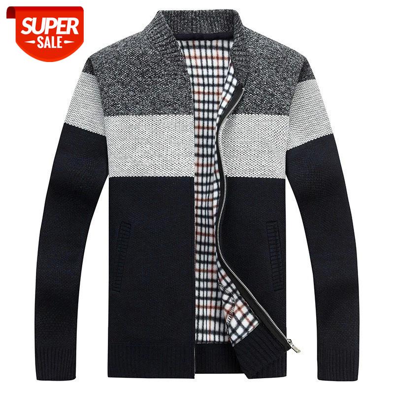 2020 Autumn Winter Striped Thick Sweatercoat Stand Collar Zipper Mens Sweater coat Outerwear Fleece Cashmere Liner Sweaters #Fp9h, White;black
2020 Autumn Winter Striped Thick Sweatercoat Stand Collar Zipper Mens Sweater coat Outerwear Fleece Cashmere Liner Sweaters #Fp9h, White;black