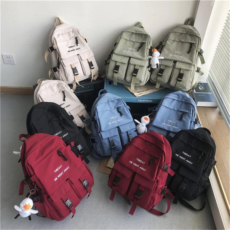 Backpack Fast Drop Harajuku Travel Multi-Pocket Buckle Large-Capacity Leisure Nylon Tooling School Bag
Backpack Fast Drop Harajuku Travel Multi-Pocket Buckle Large-Capacity Leisure Nylon Tooling School Bag
