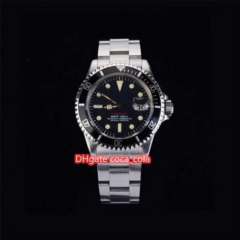 Fashion Classic 40mm Vintage 1680 Red SUB Calendar Stainless Steel ETA2836 Men's Automatic Watch
Fashion Classic 40mm Vintage 1680 Red SUB Calendar Stainless Steel ETA2836 Men's Automatic Watch