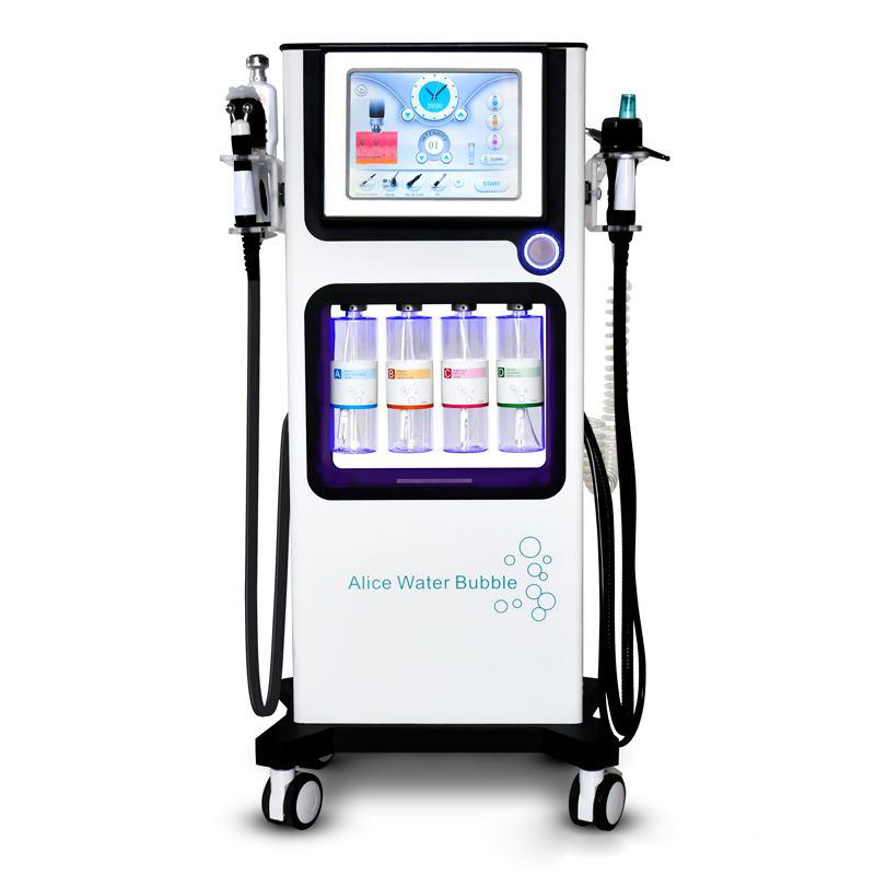 wholesale top alice small bubble beauty mach 7in 1 microdermabrasion oxygen facial aqua jet peel blackhead removal skin care machine