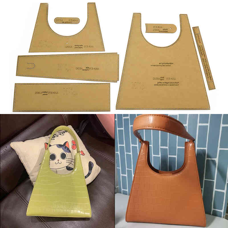 DIY leather craft tools kraft paper template designer ladies shoulder bag messenger bag cosmetic bag sewing handmade drawings, Beige
DIY leather craft tools kraft paper template designer ladies shoulder bag messenger bag cosmetic bag sewing handmade drawings, Beige