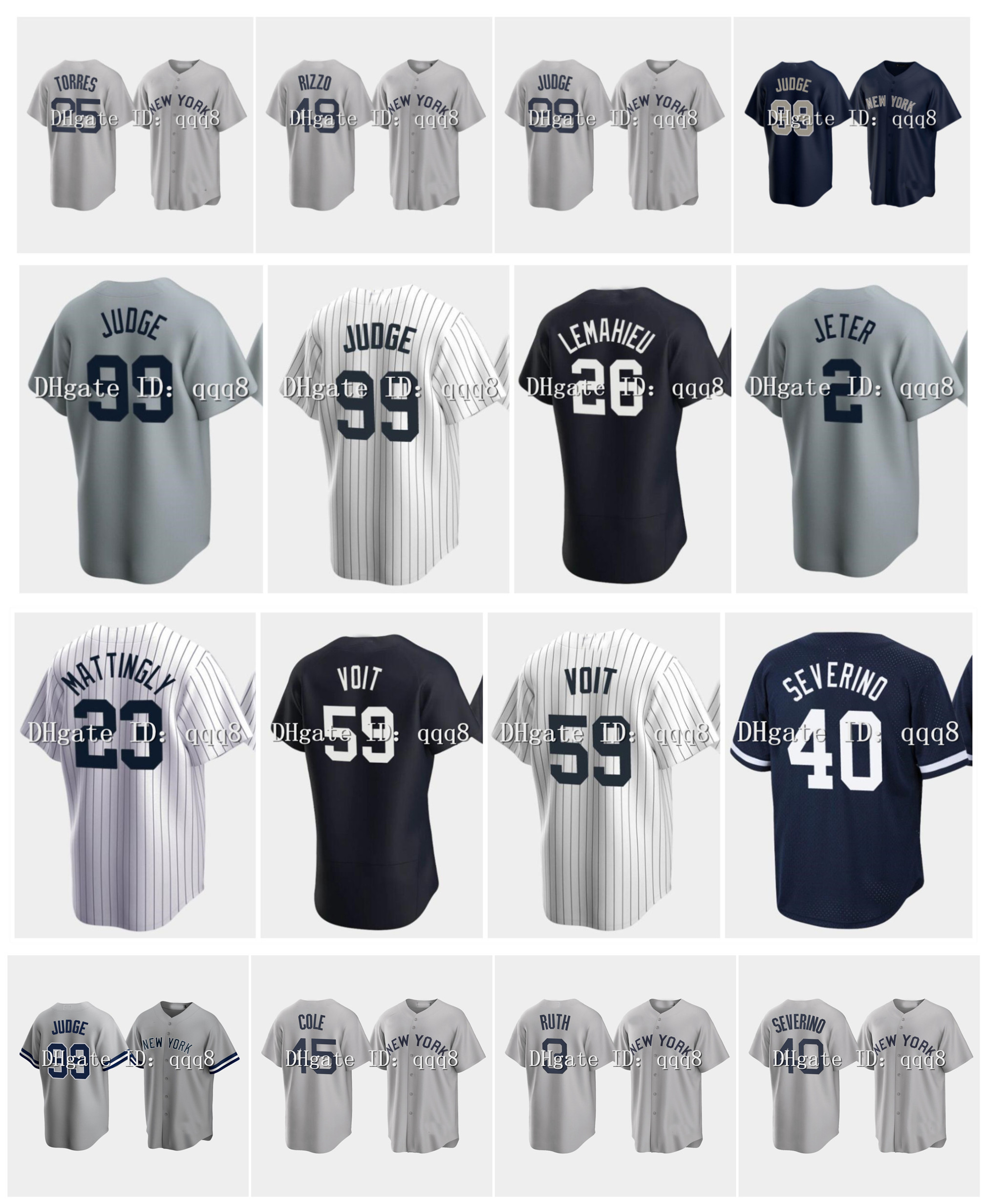 Aaron Judge Jersey Gerrit Cole Baseball Jersey DEREK JETER Gleyber Torres Luis Severino Gary Sanchez Luke Voit DJ LeMahieu Rodriguez BABE RUTH MANTLE Anthony Rizzo, Men
Aaron Judge Jersey Gerrit Cole Baseball Jersey DEREK JETER Gleyber Torres Luis Severino Gary Sanchez Luke Voit DJ LeMahieu Rodriguez BABE RUTH MANTLE Anthony Rizzo, Men