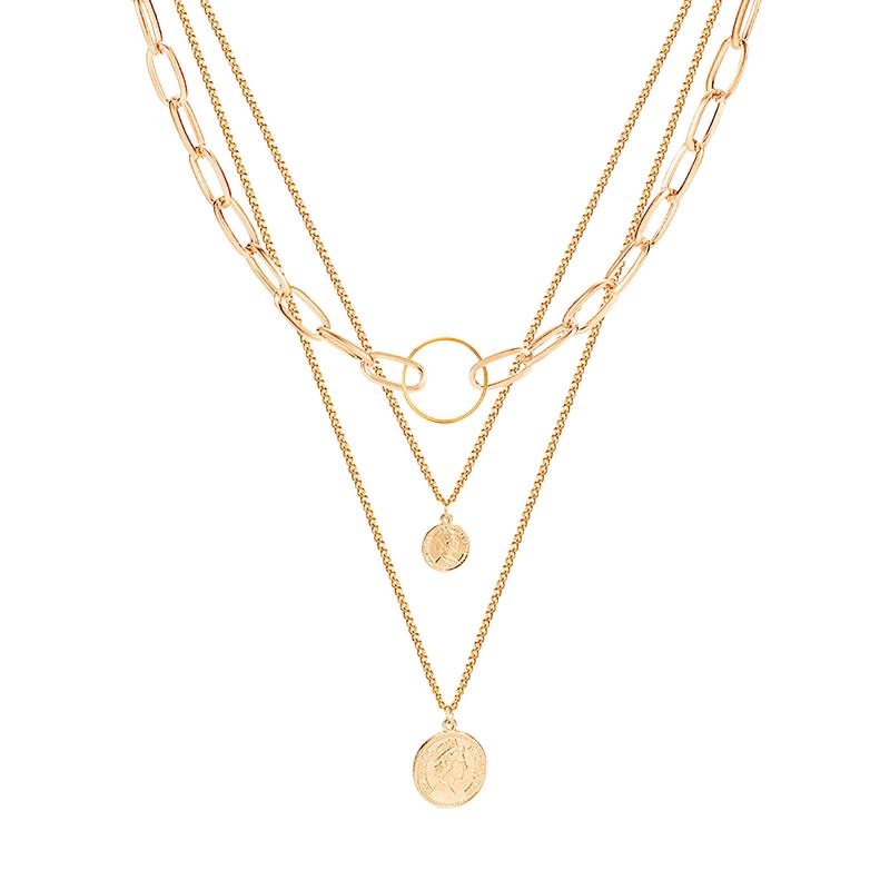 Chains Pendant Occident Multi-layer Fashion Coin British Necklace Set Necklaces & Pendants
Chains Pendant Occident Multi-layer Fashion Coin British Necklace Set Necklaces & Pendants