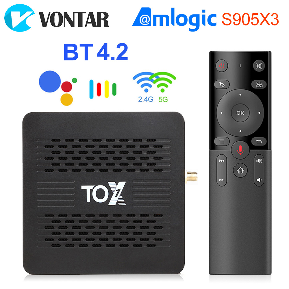 TOX1 Android TvBox 9 Smart Tv box 4GB 32GB tox 1 Amlogic S905X3 Wifi 1000M 4K Media Player Support Dolby Atmos Audio set top box
TOX1 Android TvBox 9 Smart Tv box 4GB 32GB tox 1 Amlogic S905X3 Wifi 1000M 4K Media Player Support Dolby Atmos Audio set top box