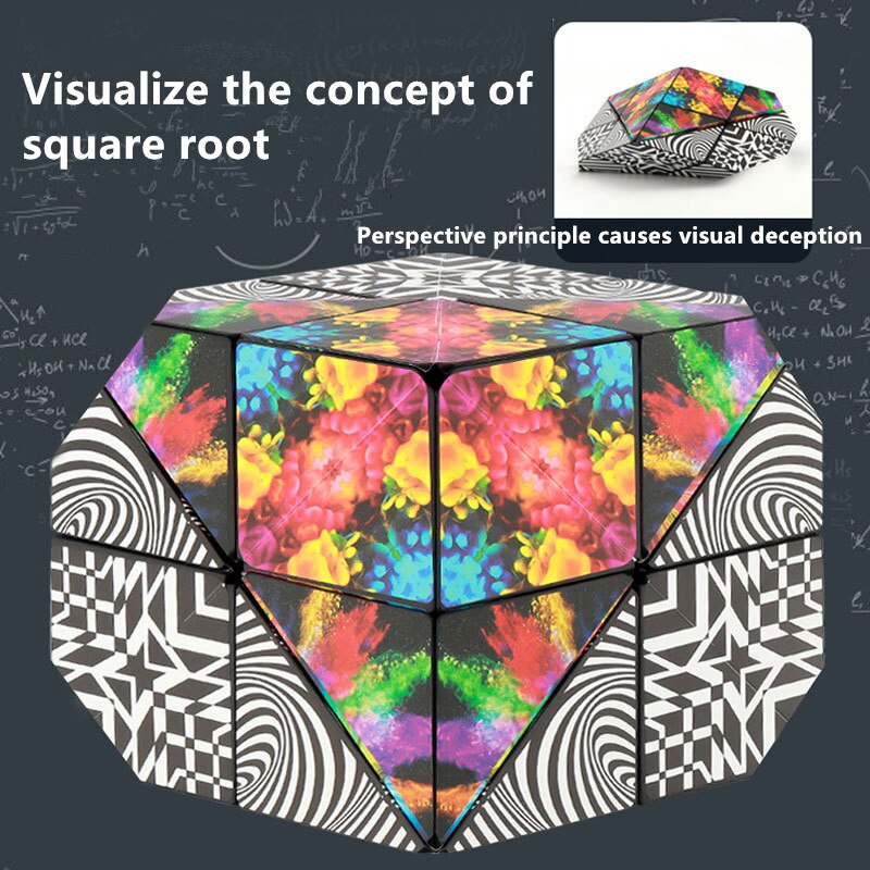 3D magnetic three-dimensional magic cube, decompression toys TIK TOK Popular goods